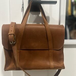 Able leather crossbody/satchel